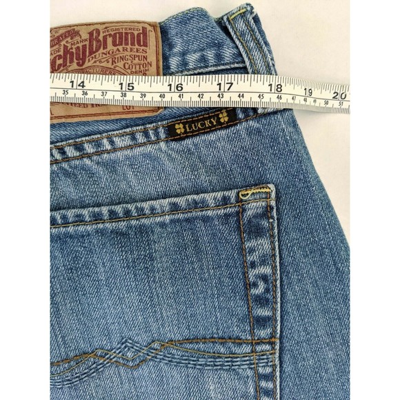 Lucky Brand H212 Classic Fit Men's Blue Jeans 38 Regular Inseam 30 Medium Wash - Picture 5 of 6